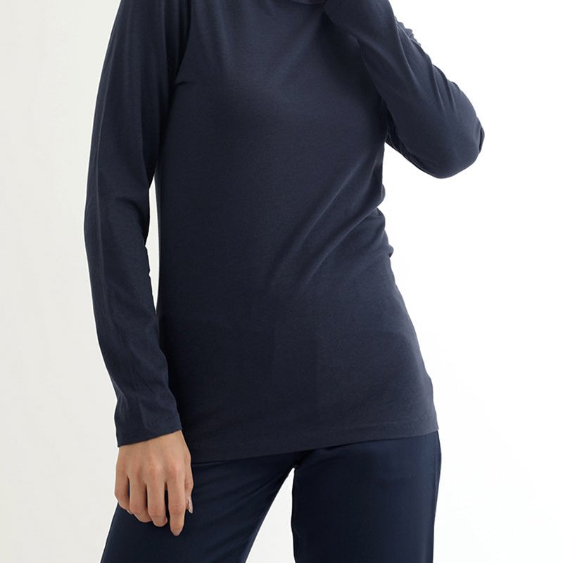 Neu Nomads Seacell Long Sleeve Crewneck Tee In Blue