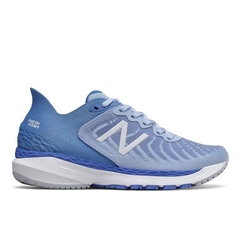 Shop New Balance Womens Fresh Foam 860v11 Running Shoes In Blue