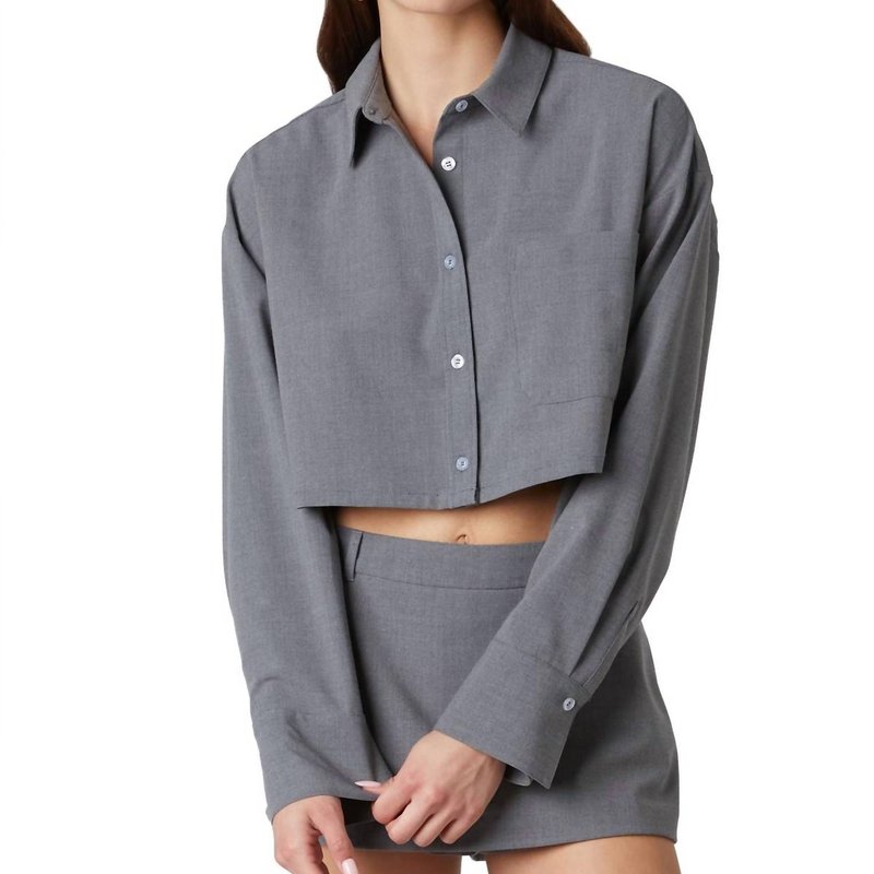 Shop Nia Austin Shirt In Grey