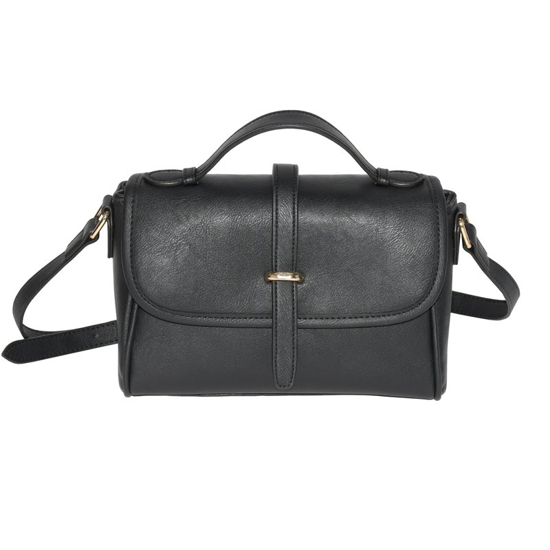 Shop Nicci Crossbody Bag With Flap In Black
