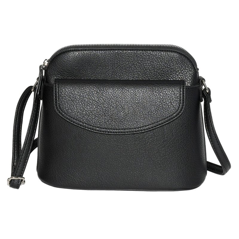 Shop Nicci Crossbody With Front Flap In Black