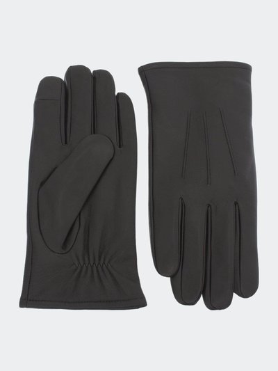 Nicci Men's Goat Skin Leather Glove - Black product