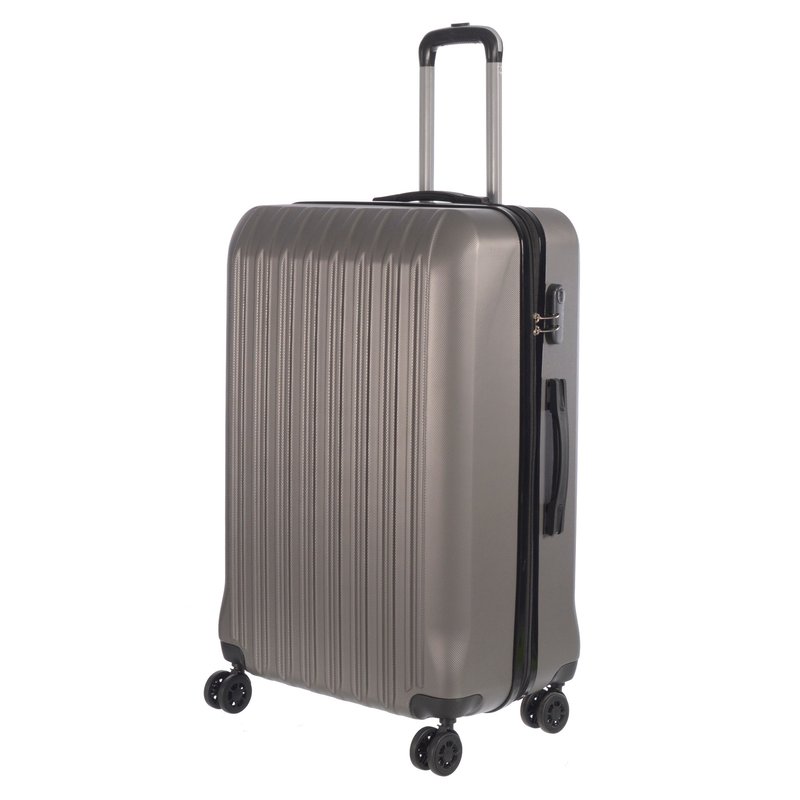 Nicci 28" Large Size Luggage Grove Collection In Grey