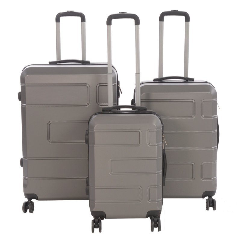 Nicci 3 Piece Luggage Set In Grey