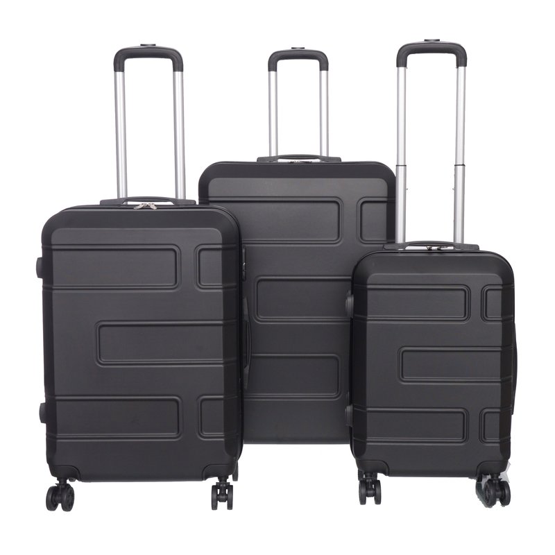 Nicci 3 Piece Luggage Set In Black