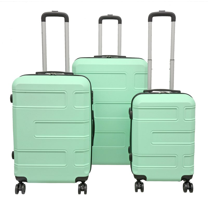 Nicci 3 Piece Luggage Set In Green