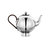 Spheres Tea Infuser Large Wicker Handle - Silver