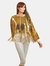 Cherilyn Sequin Fringe Jacket - Gold