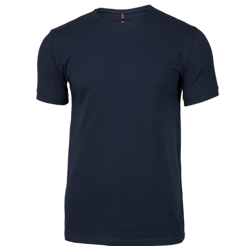 Nimbus Mens Danbury Pique Short Sleeve T-shirt (navy) In Blue