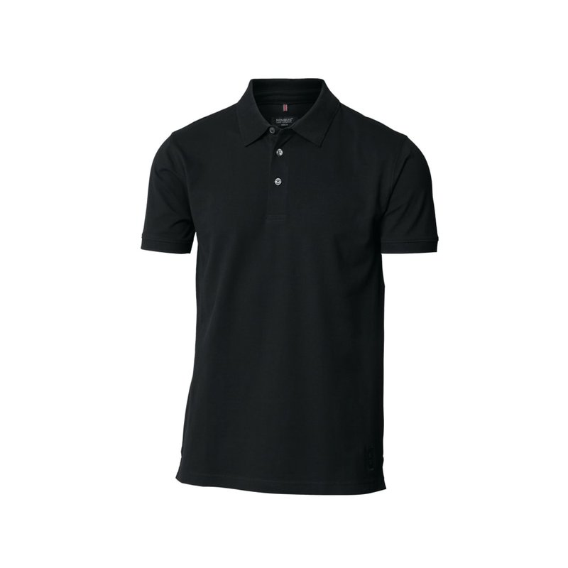 Nimbus Mens Harvard Stretch Deluxe Polo Shirt (black)