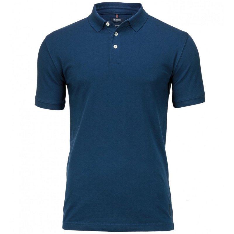 Nimbus Mens Harvard Stretch Deluxe Polo Shirt (indigo Blue)