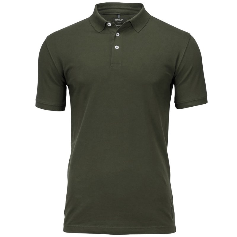 Nimbus Mens Harvard Stretch Deluxe Polo Shirt (olive) In Green