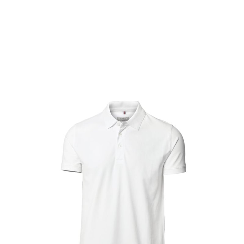 Nimbus Mens Harvard Stretch Deluxe Polo Shirt (white)