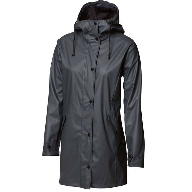 Nimbus Womens/ladies Huntington Hooded Waterproof Fashion Raincoat (charcoal)