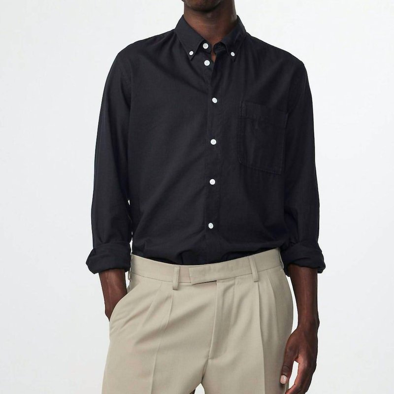 Shop Nn07 Men's Arne Button Down Shirt In Black