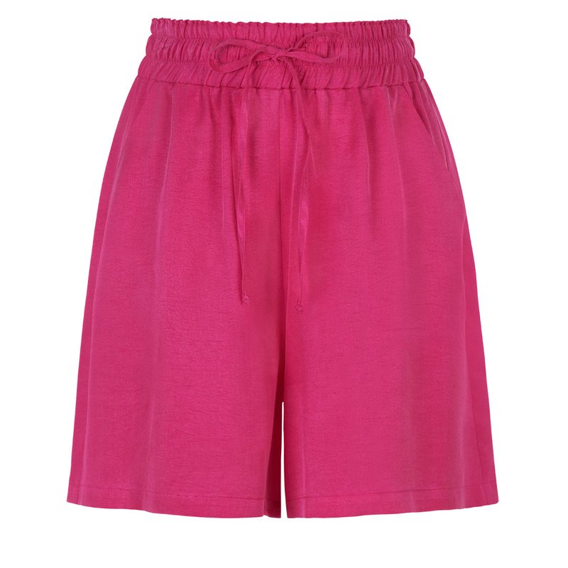 Shop Nocturne Flowy Mini Shorts In Pink