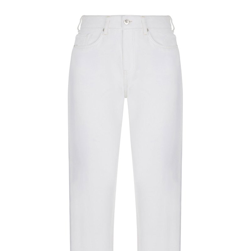 Shop Nocturne High-waisted Mom Jeans In White