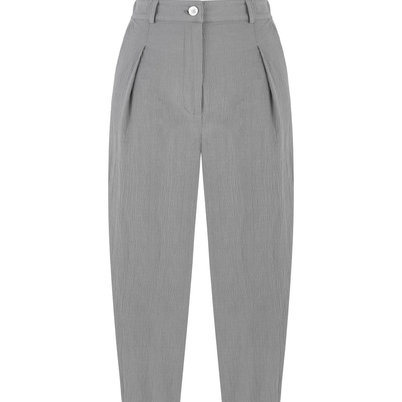 Nocturne High Waisted Pants In Grey