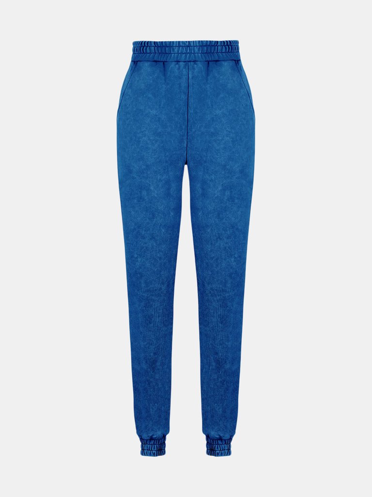 Knitted Jogging Pants - Blue
