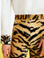 Tiger Print High-Waisted Pants