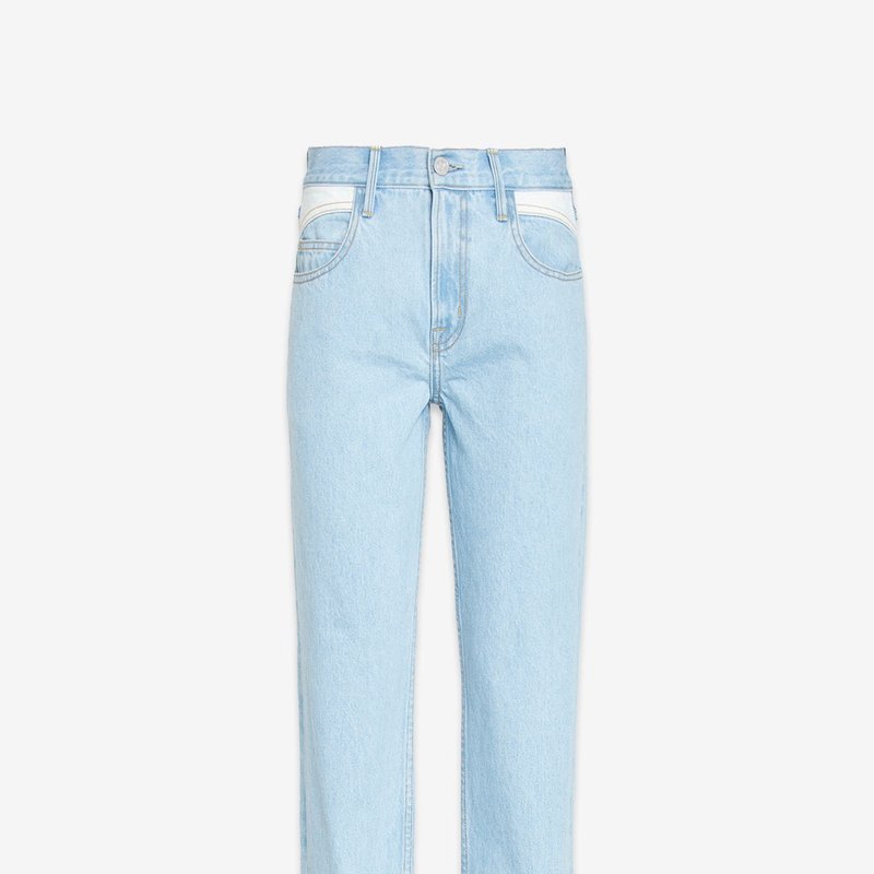 Shop Noend Denim Elena Relaxed Tapered Jeans In Blue