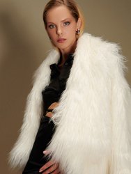 Julia Short Coat - White