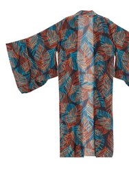 Leaf Kimono - Dark Multicolor