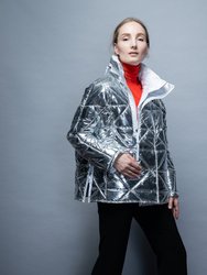 Reese Puffer Pullover Jacket - Silver