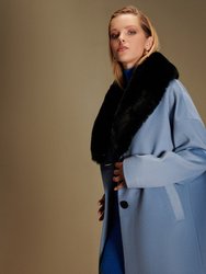 Sarah Short Coat - Blue