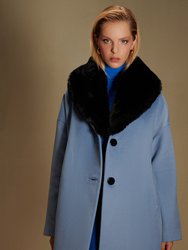 Sarah Short Coat - Blue - Blue