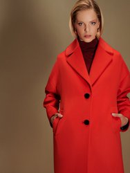 Sarah Short Coat - Red - Red