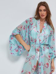 Spring Kimono - Blue - Blue