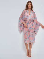 Spring Kimono - Pink - Pink