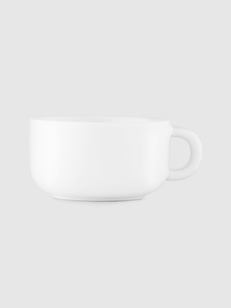 Bliss Porcelain Cup - White
