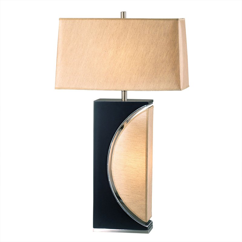 Shop Nova Of California Half Moon Table Lamp With Nightlight Feature