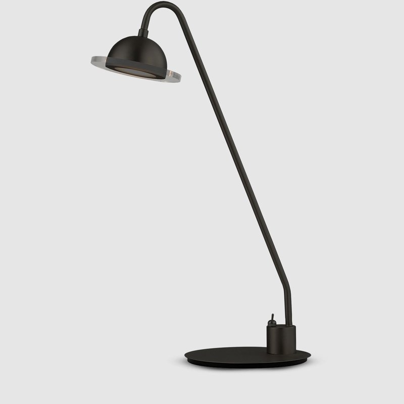 Nova Of California Laurel Accent Table Lamp, Matte Black