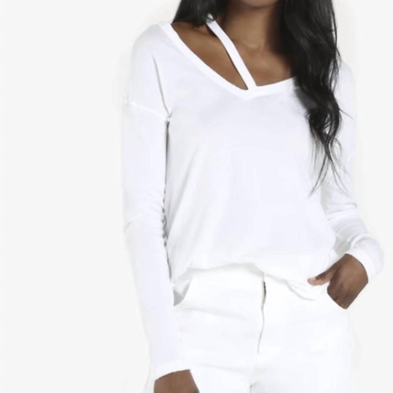 Shop N:philanthropy Boot Long Sleeve Top In White