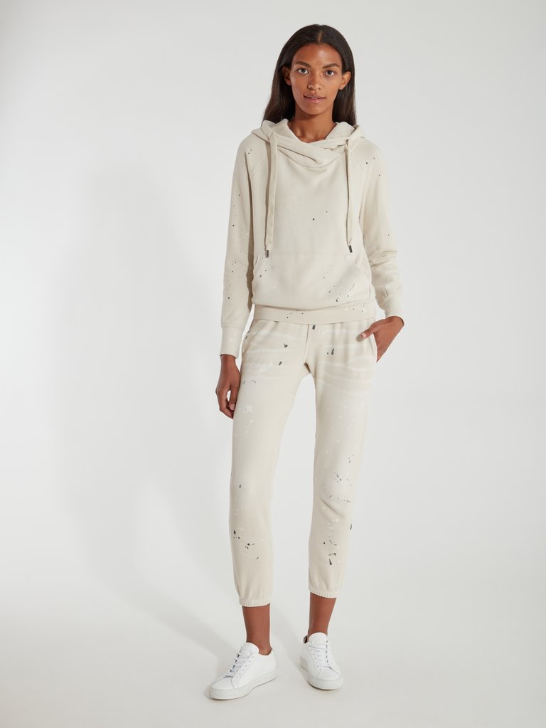 Lisse Pullover Hoodie - Raw White Pant