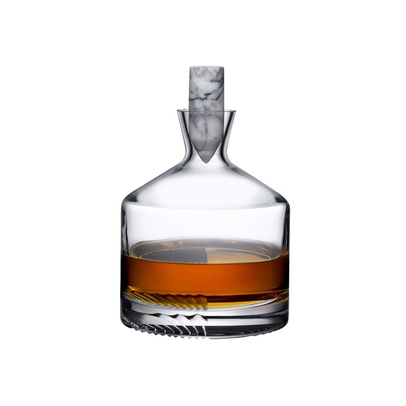 Nude Glass Alba Whisky Bottle Short