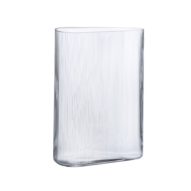 Nude Glass Mist Vase Tall In White