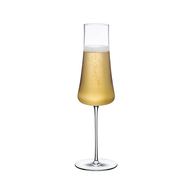Nude Glass Stem Zero Volcano Champagne Glass