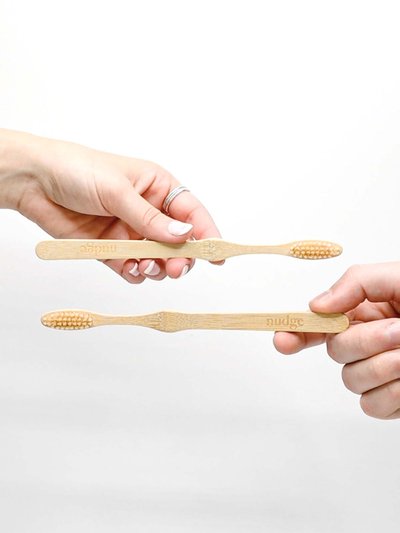 Nudge Soft Bristles Sustainable Bamboo Toothbrushes product