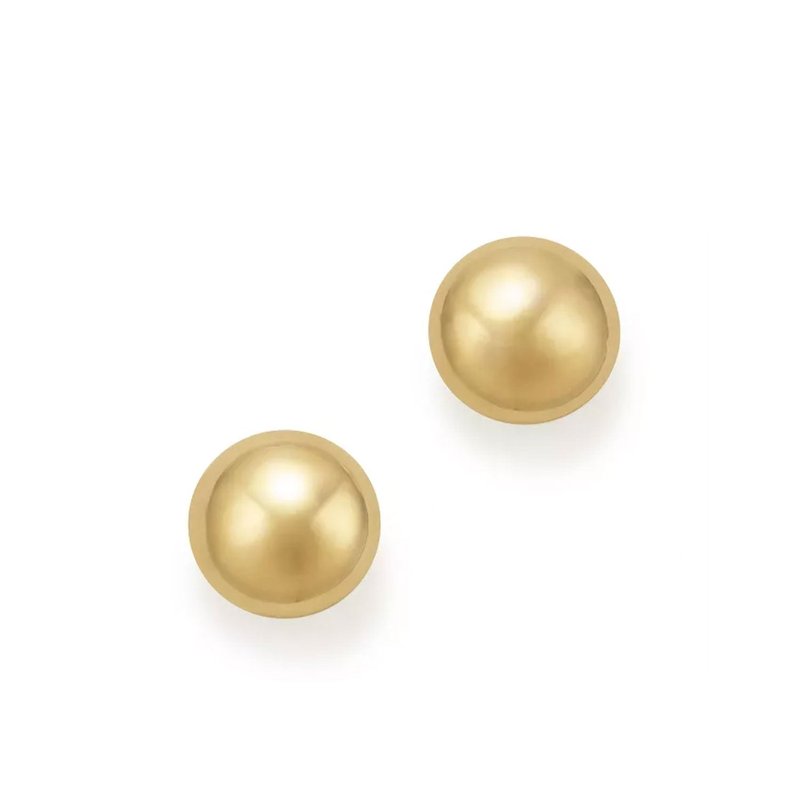 Nunchi 14k Solid Gold Ball Studs