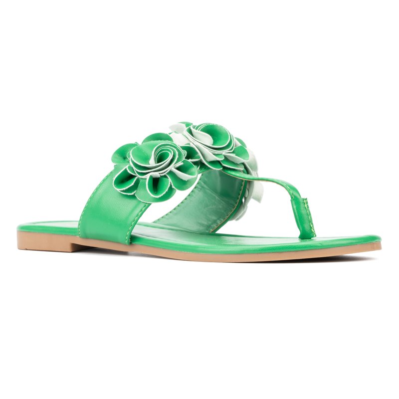 New York And Company New York & Company Women's Liana Flip Flop Sandal In Green