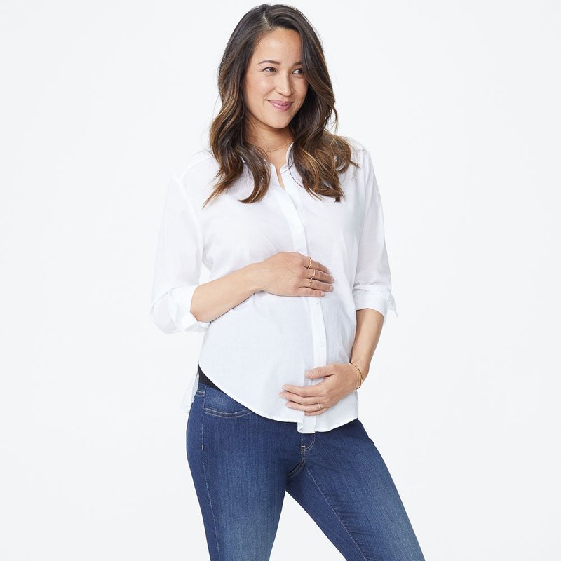 Nydj Ami Skinny Maternity Jeans In Blue