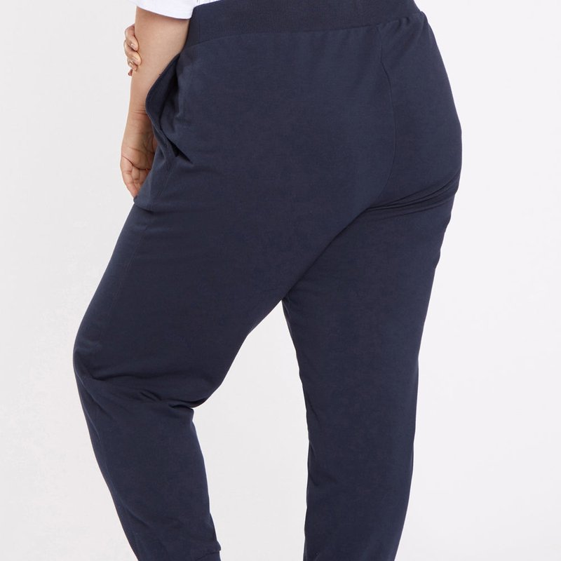 Nydj Drawstring Jogger Pants In Plus Size In Blue