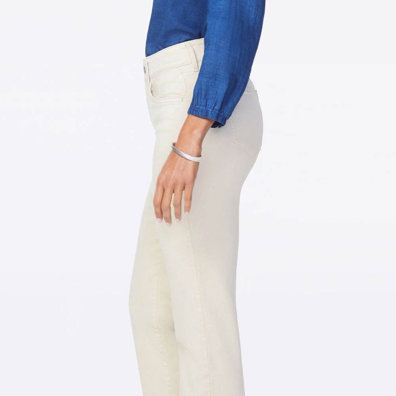 Shop Nydj Marilyn Straight Jeans In Petite In White
