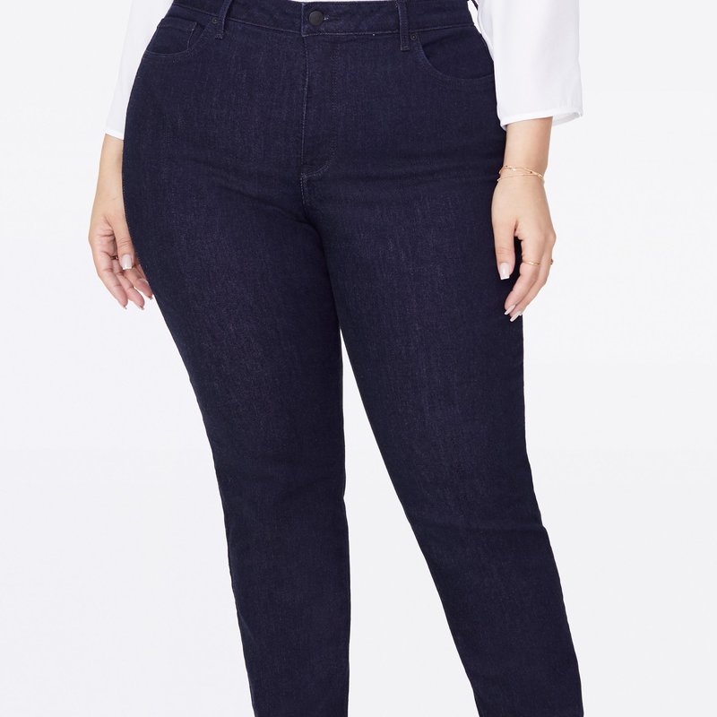 Nydj Sheri Slim Jeans In Plus Size In Blue