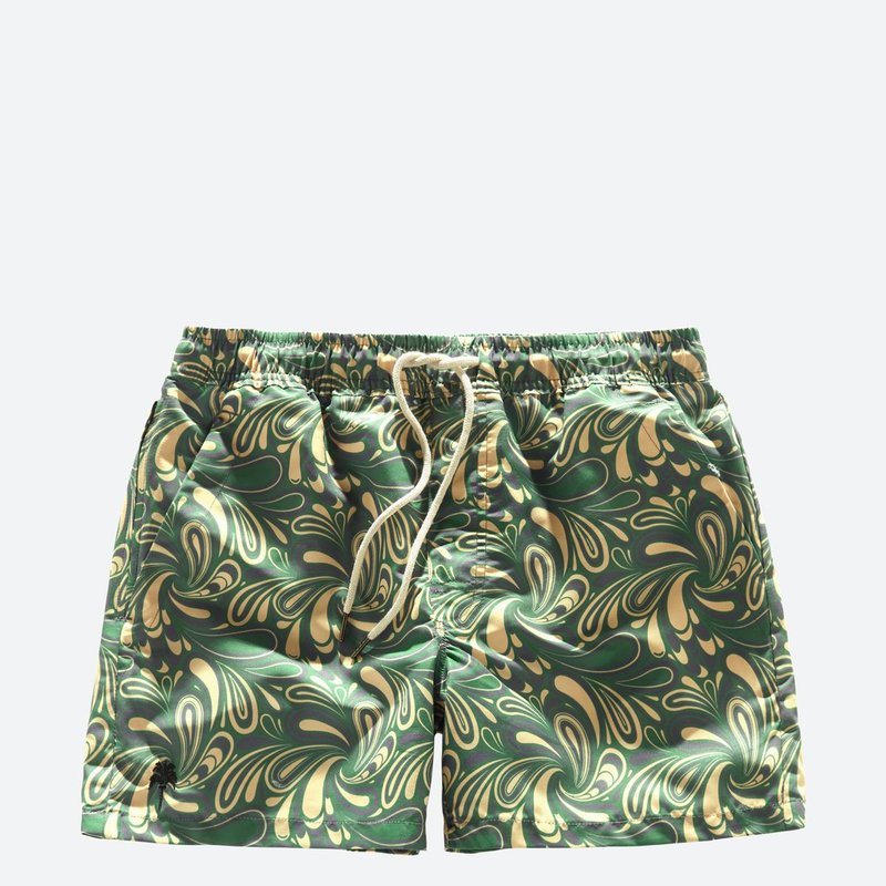 Oas Woodstock Swim Shorts In Green