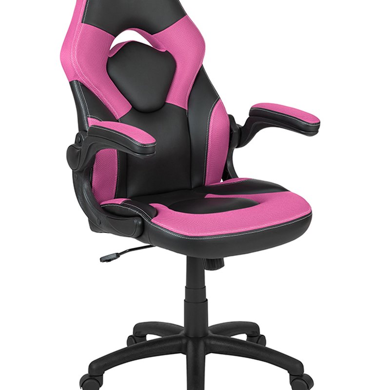 Offex X10 Gaming Chair Racing Office Ergonomic Computer Pc Adjustable Swivel Chair With Flip-up Arms
